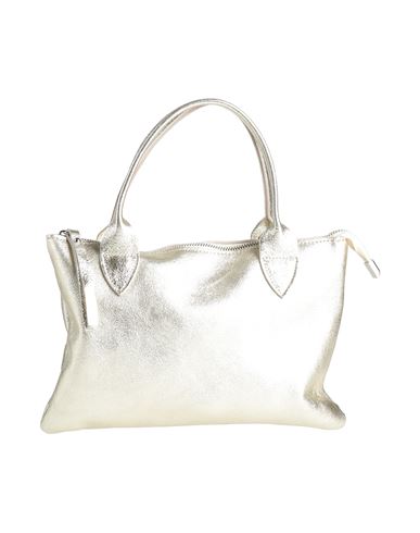 Laura Di Maggio Woman Handbag Platinum Size - Leather In Gray
