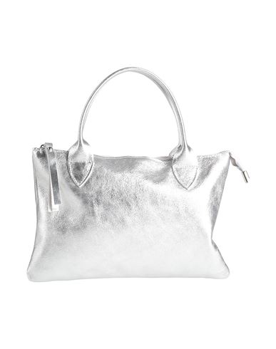 Laura Di Maggio Woman Handbag Silver Size - Leather In Silver