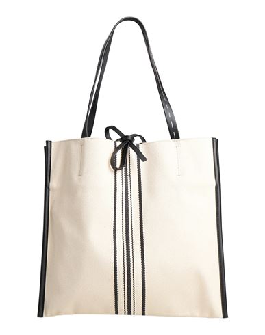 Proenza Schouler White Label Woman Shoulder Bag Ivory Size - Textile Fibers, Leather In White