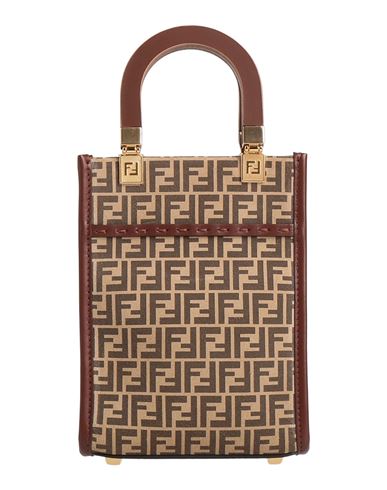 Fendi Woman Handbag Brown Size - Leather In Brown