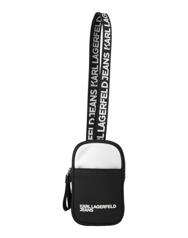 Karl Lagerfeld Jeans Woman Shoulder Bag Black Size - Recycled Polyamide, Polyurethane In Black