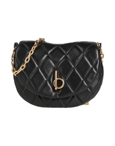 Burberry Rocking Horse Quilted Leather Crossbody Bag In Black