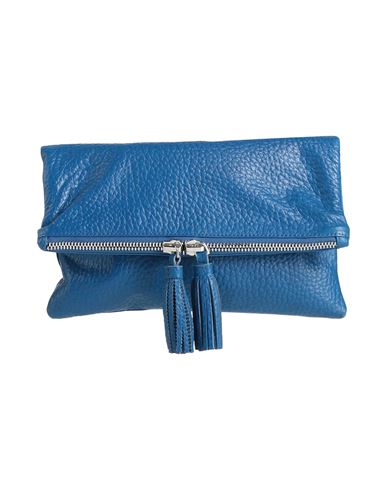The Jack And Jackie Leathers Woman Handbag Blue Size - Leather