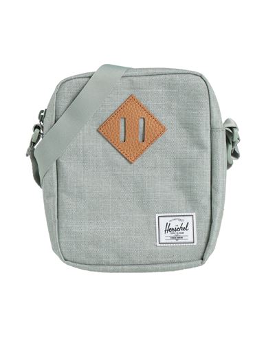 Herschel Supply Co . Man Cross-body Bag Sage Green Size - Recycled Pet, Tpe - Thermoplastic Elastomer In Gray