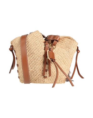 Isabel Marant Woman Cross-body Bag Sand Size - Natural Raffia