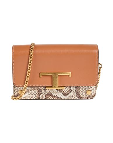 Tod's Woman Belt Bag Brown Size - Leather In Brown