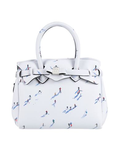 Save My Bag Woman Handbag Light Grey Size - Polyamide, Elastane In Gray