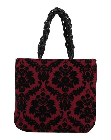 Le Daf Woman Handbag Burgundy Size - Textile Fibers In Red
