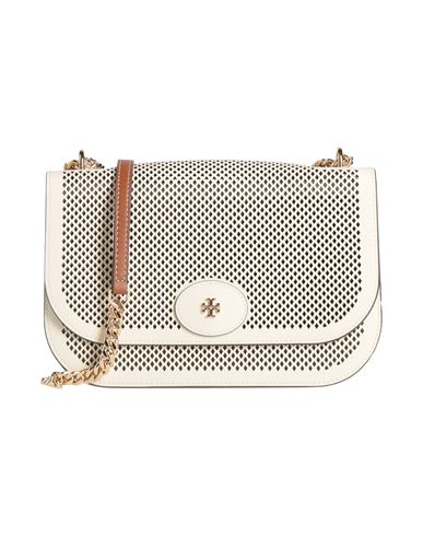 Tory Burch Woman Cross-body Bag Cream Size - Leather In White