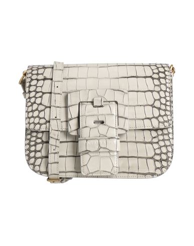 Barbara Bui Woman Cross-body Bag Grey Size - Calfskin In Gray