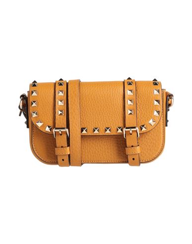 Valentino Garavani Woman Cross-body Bag Tan Size - Leather In Brown