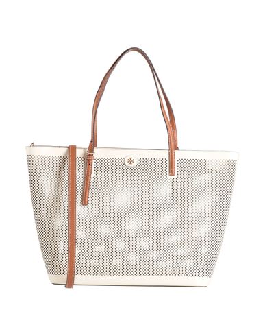 Tory Burch Woman Handbag Cream Size - Leather In White