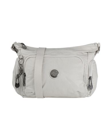 Kipling Woman Cross-body Bag Light Grey Size - Synthetic Fibers In Gray