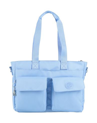 Kipling Woman Shoulder Bag Light Blue Size - Polyester In Blue
