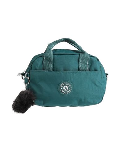 Kipling Woman Handbag Dark Green Size - Polyamide In Green