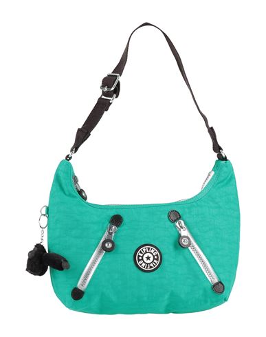Kipling Woman Shoulder Bag Emerald Green Size - Polyamide In Green