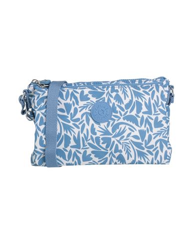 Kipling Woman Cross-body Bag Light Blue Size - Polyester In Blue