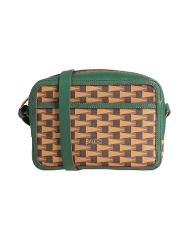 Bally Woman Cross-body Bag Green Size - Leather