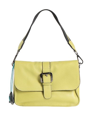 Gabs Ivy Woman Handbag Lime Green Size - Calfskin In Yellow