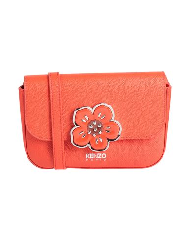 Kenzo Woman Cross-body Bag Orange Size - Leather