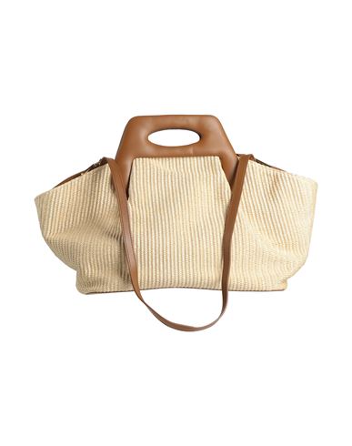 Themoirè Woman Handbag Beige Size - Natural Raffia, Textile Fibers In Sand
