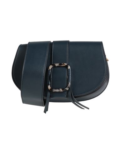 Ba&sh Ba & Sh Woman Cross-body Bag Navy Size - Textile Fibers In Blue