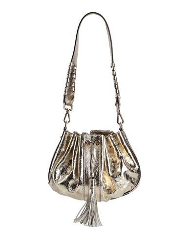 Ba&sh Ba & Sh Woman Shoulder Bag Gold Size - Calfskin In Gold