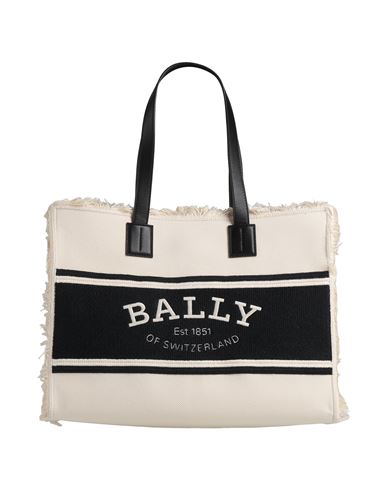 Bally Woman Handbag Cream Size - Textile Fibers In White