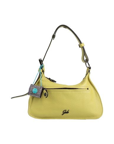 Gabs Gala Woman Shoulder Bag Lime Green Size - Calfskin In Multi