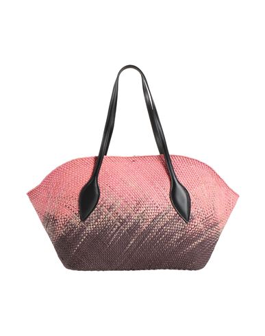 Themoirè Woman Handbag Fuchsia Size - Straw In Pink