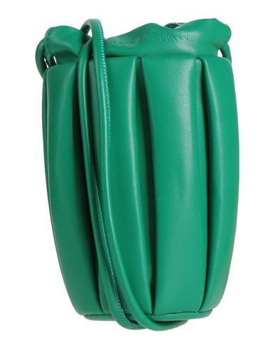 Themoirè Woman Cross-body Bag Emerald Green Size - Textile Fibers