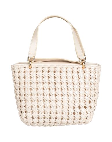 Themoirè Woman Handbag Ivory Size - Textile Fibers In White