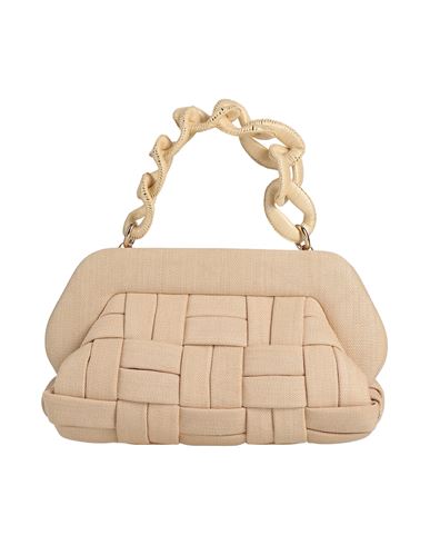 Themoirè Woman Handbag Beige Size - Textile Fibers In Sand