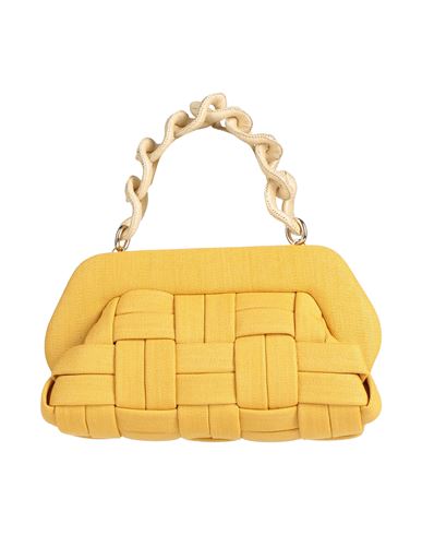 Themoirè Woman Handbag Marigold Size - Textile Fibers In Yellow