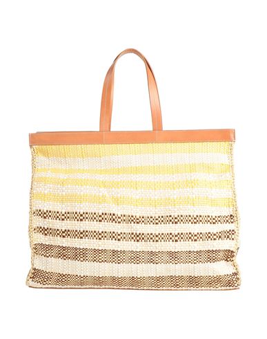 Jil Sander + Woman Handbag Brown Size - Natural Raffia