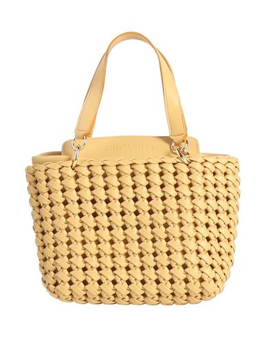 Themoirè Woman Handbag Camel Size - Bio-based Polyurethane, Recycled Pet In Sand