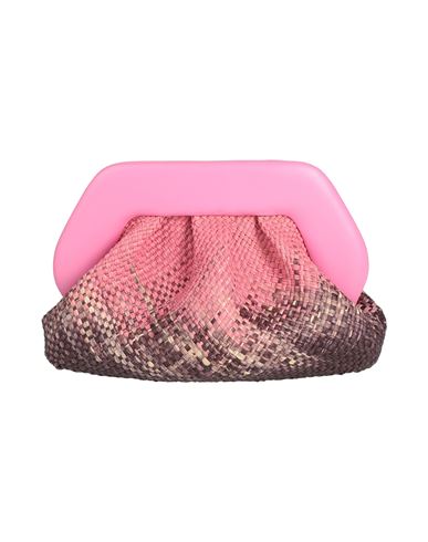 Themoirè Woman Handbag Pink Size - Natural Raffia
