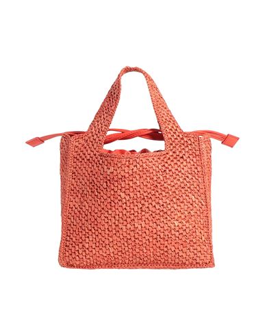Themoirè Woman Handbag Tomato Red Size - Natural Raffia