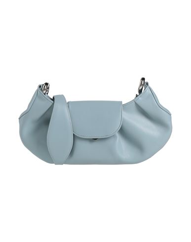 Themoirè Woman Cross-body Bag Slate Blue Size - Textile Fibers