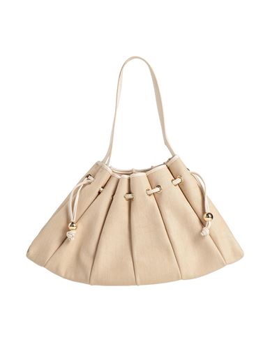 Themoirè Woman Handbag Beige Size - Straw, Synthetic Fibers In Sand