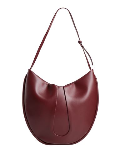 Themoirè Woman Shoulder Bag Burgundy Size - Textile Fibers In Red