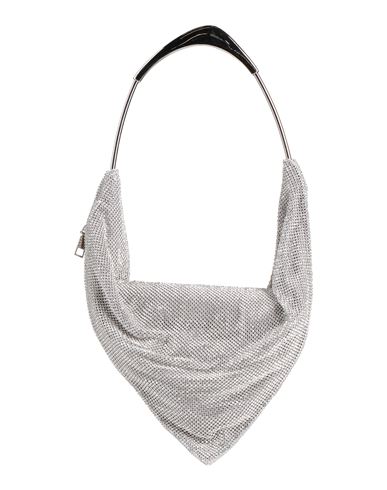 No Secrets Woman Shoulder Bag Silver Size - Metal