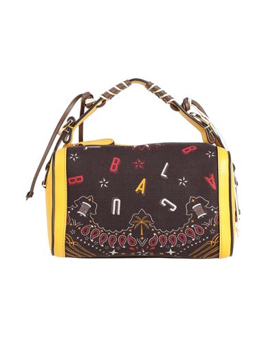 Cuba Lab Woman Handbag Dark Brown Size - Leather, Textile Fibers