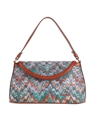 Missoni Woman Handbag Deep Teal Size - Textile Fibers In Green