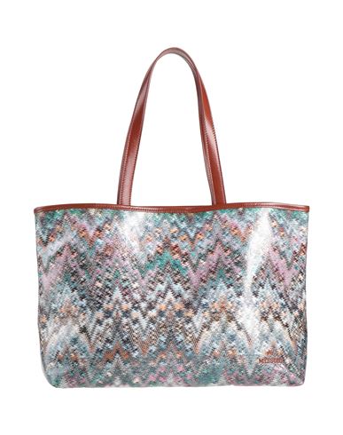 Missoni Woman Handbag Turquoise Size - Textile Fibers In Blue
