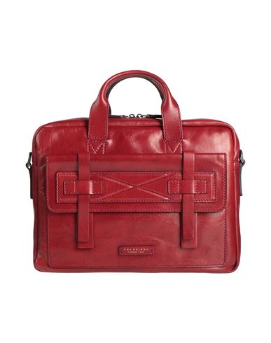 The Bridge Man Handbag Burgundy Size - Leather In Red