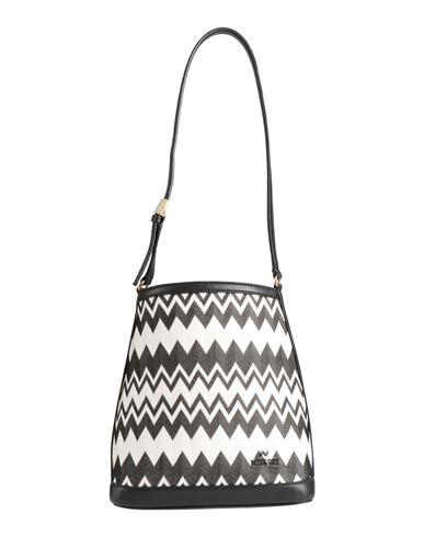 Missoni Woman Shoulder Bag Black Size - Textile Fibers, Leather