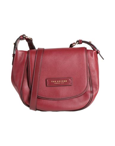 The Bridge Woman Cross-body Bag Burgundy Size - Leather In Red