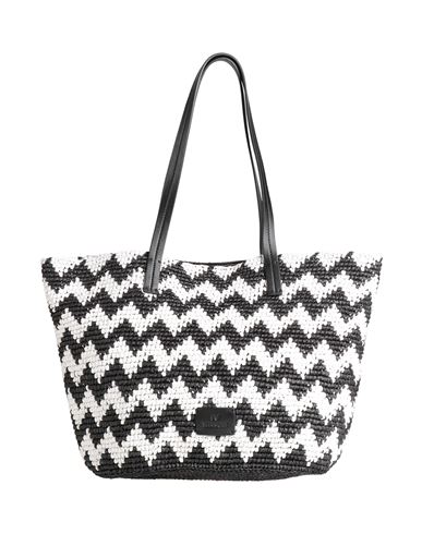 Missoni Woman Shoulder Bag Black Size - Natural Raffia
