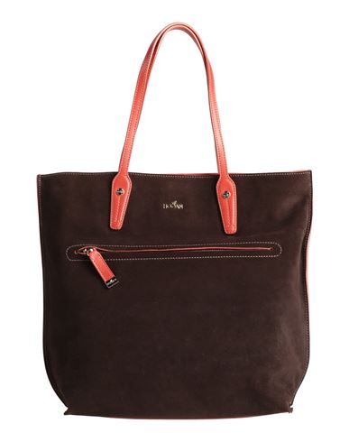 Hogan Woman Handbag Dark Brown Size - Leather